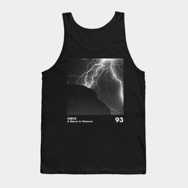 A Storm In Heaven / Minimalist Artwork Tribute Design Tank Top by saudade